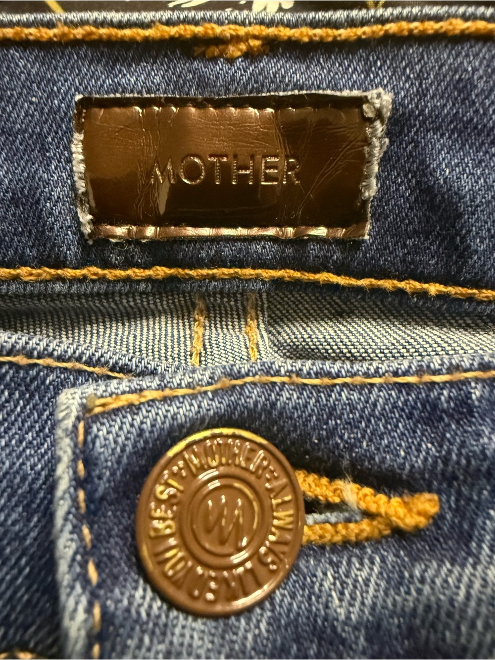 ✨ Authentic MOTHER The Teaser Designer Denim Jeans | Honkey-Tonk Cinderella - Picture 4 of 9